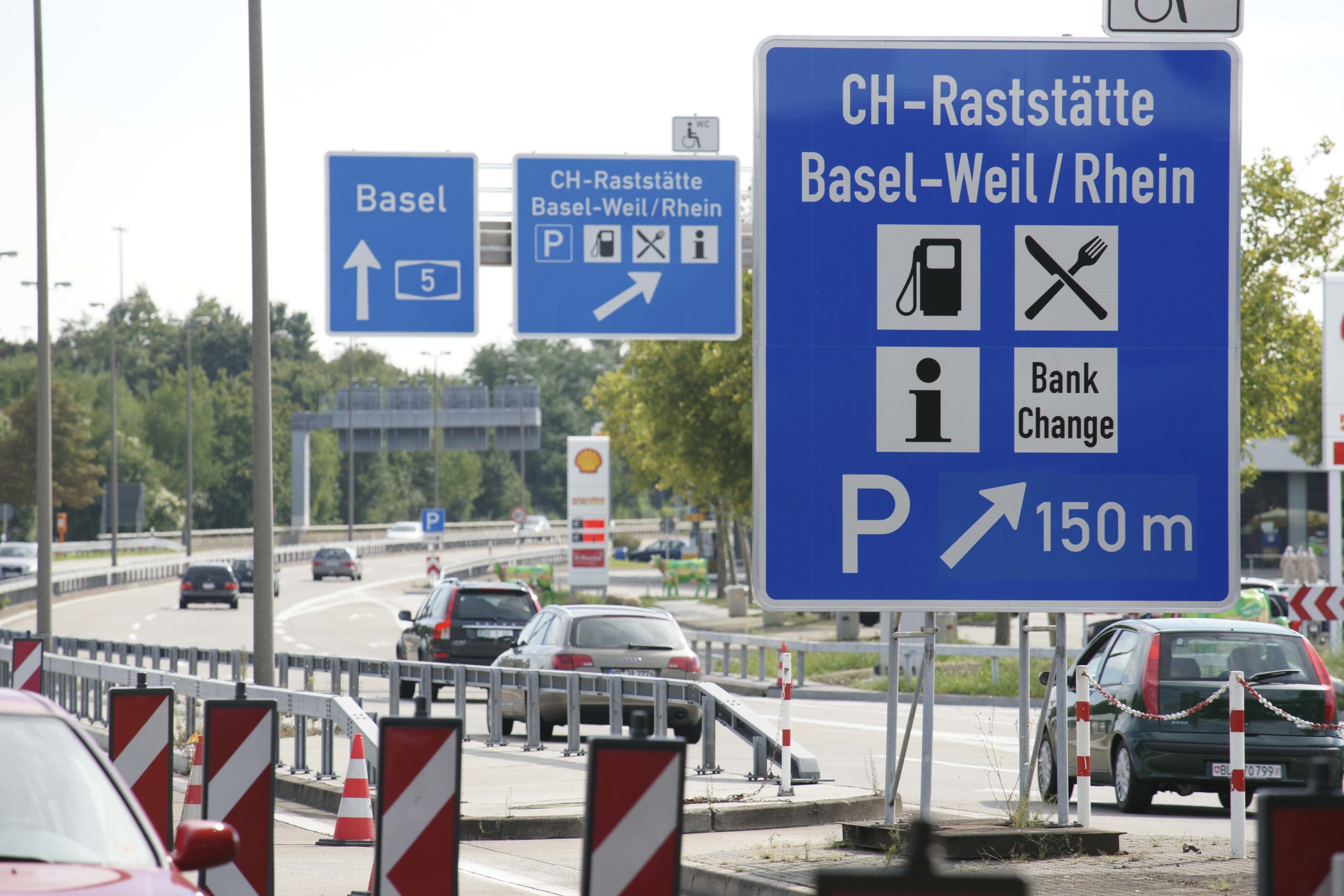 Grenzübergang Weil am Rhein - Basel